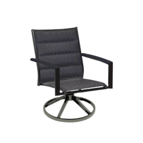 Harbour Padded Sling Swivel Dining Chair